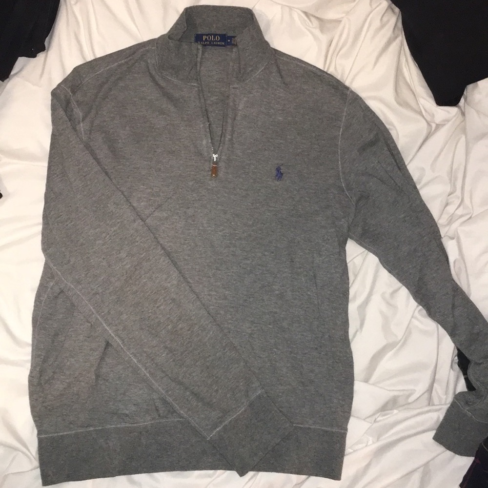 Ralph Lauren Quarter Zip Sweater FINAL SALE